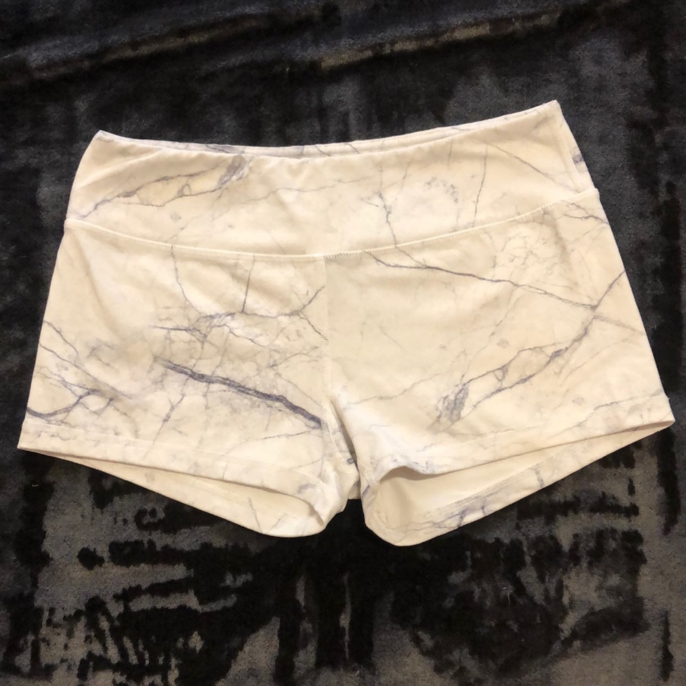 Savage barbell booty shorts